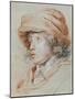 Portrait Study of His Son Nicolas, Chalk Drawing-Peter Paul Rubens-Mounted Giclee Print