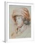 Portrait Study of His Son Nicolas, Chalk Drawing-Peter Paul Rubens-Framed Giclee Print