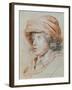 Portrait Study of His Son Nicolas, Chalk Drawing-Peter Paul Rubens-Framed Giclee Print