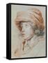 Portrait Study of His Son Nicolas, Chalk Drawing-Peter Paul Rubens-Framed Stretched Canvas