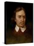 Portrait Study of Oliver Cromwell (1599-1658)-Martin Johnson Heade-Stretched Canvas