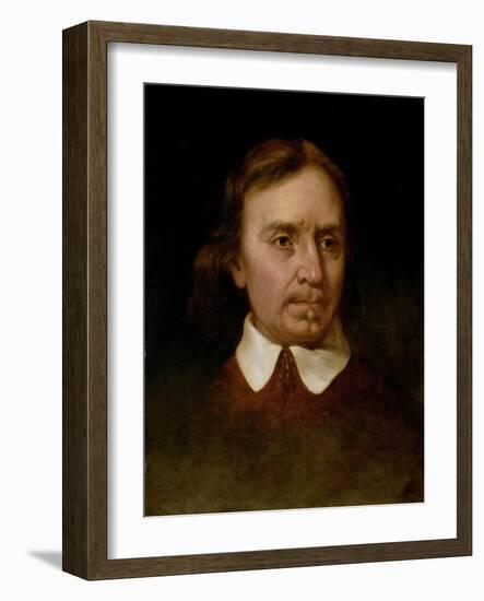 Portrait Study of Oliver Cromwell (1599-1658)-Martin Johnson Heade-Framed Giclee Print