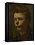 Portrait Study-Matthijs Maris-Framed Stretched Canvas