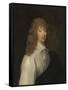 Portrait Traditionally Identified as Catherine Vane, Dressed as a Gentleman-Cornelius I Johnson-Framed Stretched Canvas