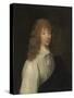 Portrait Traditionally Identified as Catherine Vane, Dressed as a Gentleman-Cornelius I Johnson-Stretched Canvas