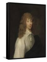Portrait Traditionally Identified as Catherine Vane, Dressed as a Gentleman-Cornelius I Johnson-Framed Stretched Canvas