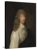 Portrait Traditionally Identified as Catherine Vane, Dressed as a Gentleman-Cornelius I Johnson-Stretched Canvas