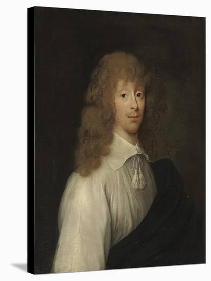 Portrait Traditionally Identified as Catherine Vane, Dressed as a Gentleman-Cornelius I Johnson-Stretched Canvas