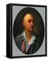 Portrait von Denis Diderot-Jean Baptiste Greuze-Framed Stretched Canvas