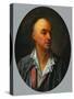 Portrait von Denis Diderot-Jean Baptiste Greuze-Stretched Canvas