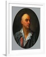 Portrait von Denis Diderot-Jean Baptiste Greuze-Framed Giclee Print