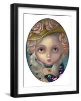 Portrait with a Flowered Hat-Jasmine Becket-Griffith-Framed Art Print