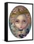 Portrait with a Flowered Hat-Jasmine Becket-Griffith-Framed Stretched Canvas