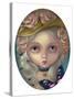 Portrait with a Flowered Hat-Jasmine Becket-Griffith-Stretched Canvas