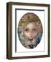 Portrait with a Flowered Hat-Jasmine Becket-Griffith-Framed Art Print