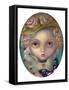 Portrait with a Flowered Hat-Jasmine Becket-Griffith-Framed Stretched Canvas