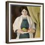 Portrait with Apples, 1909-Auguste Macke-Framed Giclee Print