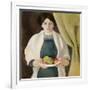 Portrait with Apples, 1909-Auguste Macke-Framed Giclee Print