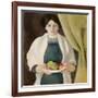 Portrait with Apples, 1909-Auguste Macke-Framed Giclee Print