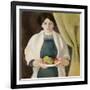 Portrait with Apples, 1909-Auguste Macke-Framed Giclee Print