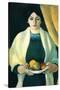 Portrait with Apples (Portrait of The Wife of The Artist)-Auguste Macke-Stretched Canvas