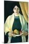 Portrait with Apples (Portrait of The Wife of The Artist)-Auguste Macke-Mounted Art Print