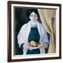 Portrait with Apples-August Macke-Framed Giclee Print