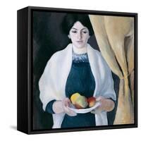 Portrait with Apples-August Macke-Framed Stretched Canvas