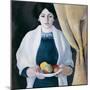 Portrait with Apples-August Macke-Mounted Giclee Print