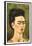 Portrait with Gold Dress-Frida Kahlo-Framed Premium Giclee Print