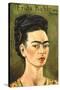 Portrait with Gold Dress-Frida Kahlo-Stretched Canvas