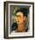 Portrait with Monkey1938-Frida Kahlo-Framed Premium Giclee Print