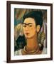 Portrait with Monkey1938-Frida Kahlo-Framed Art Print