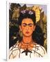 Portrait with Necklace-Frida Kahlo-Framed Premium Giclee Print