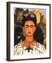 Portrait with Necklace-Frida Kahlo-Framed Art Print