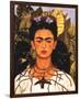 Portrait with Necklace-Frida Kahlo-Framed Art Print