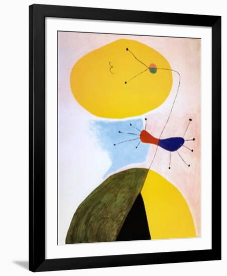 Portrait-Joan Miro-Framed Art Print