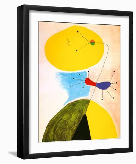 Portrait-Joan Miro-Framed Art Print