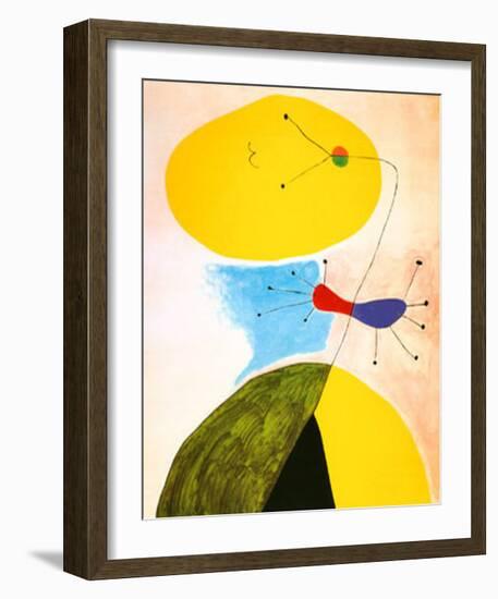 Portrait-Joan Miro-Framed Art Print