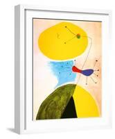 Portrait-Joan Miro-Framed Art Print