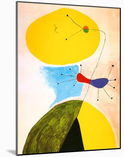 Portrait-Joan Miro-Mounted Art Print