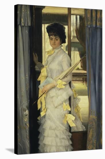 Portrait-James Tissot-Stretched Canvas