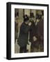 Portraits à la Bourse-Edgar Degas-Framed Giclee Print