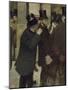 Portraits à la Bourse-Edgar Degas-Mounted Giclee Print