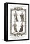 Portraits and Dresses of the Kings of England with Coats of Arms, 1784-null-Framed Stretched Canvas