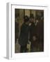 Portraits at the Stock Exchange, 1878-1879-Edgar Degas-Framed Giclee Print