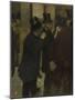 Portraits at the Stock Exchange, 1878-1879-Edgar Degas-Mounted Giclee Print