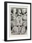 Portraits from Likenesses of the Time of the Pharaohs. Egypt, 1879-null-Framed Giclee Print