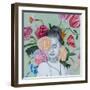 Portraits in Bloom I-Sandra Iafrate-Framed Art Print