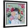 Portraits in Bloom I-Sandra Iafrate-Framed Art Print